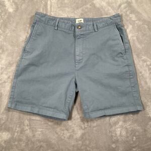 Flint Tinder Shorts 32 Grey Blue Basic Classic Casual Everyday Outdoor Huckberry